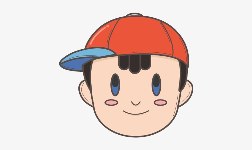 Even Though Both Characters Are Super Fun To Play As/watch - Ness Head Png, transparent png