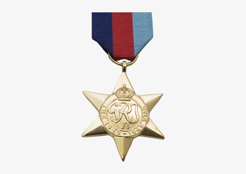 39-45 Star World War 2 Medal - 39 45 Star Medal, transparent png