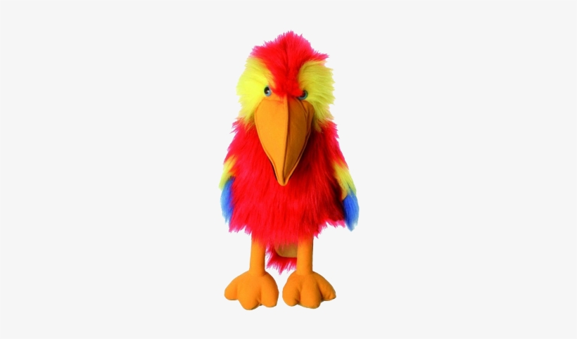 Puppet - Puppet Company Large Bird Scarlet Macaw Hand Puppet, transparent png