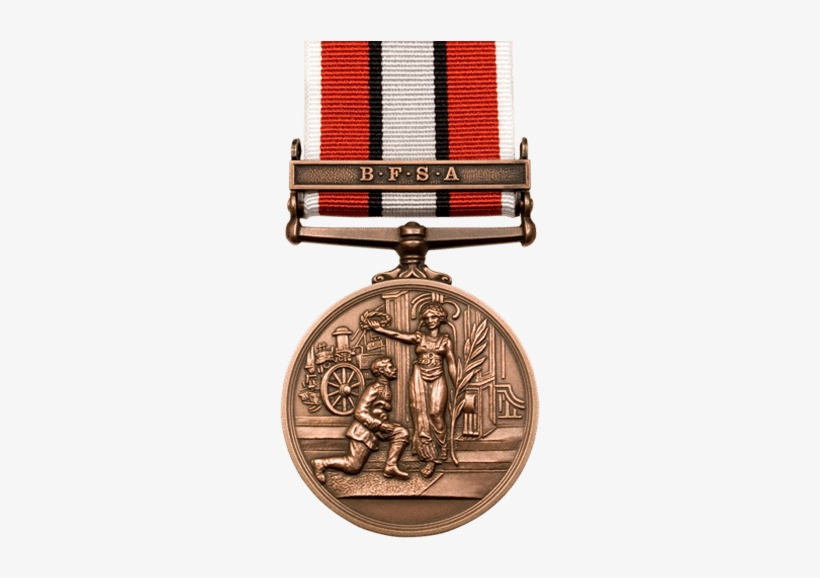 British Fire Service Association Bfsa Bronze Medal - British Fire Brigade Association Medal, transparent png