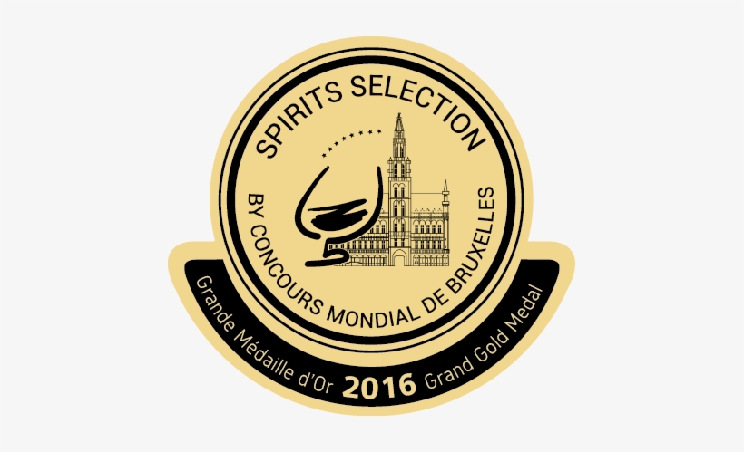 Ssel2016 Great Gold - Spirits Selection By Concours Mondial De Bruxelles, transparent png