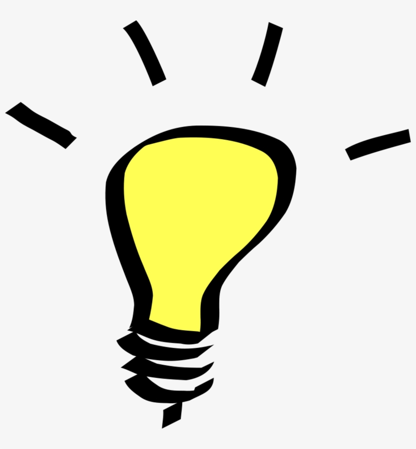 Idea Bulb - Light Bulb Clip Art Png, transparent png