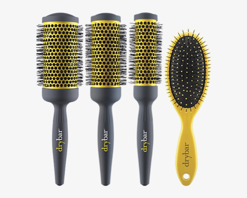 The Brush Bundle - Drybar 'double Pint' Large Round Ceramic Brush, transparent png
