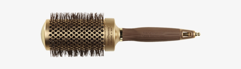 Olivia Garden Nanothermic Ceramic Ion Round Hair Brush - Olivia Garden Nano Thermic Ceramic, transparent png