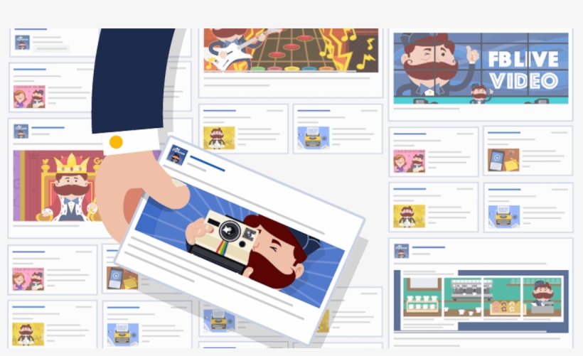 From The Adespresso Website - Instagram Ads Illustration, transparent png