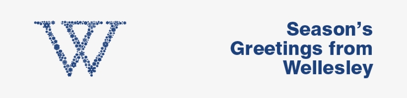 W Of Snowflakes Season's Greetings Season's Greetings - Wellesley, transparent png