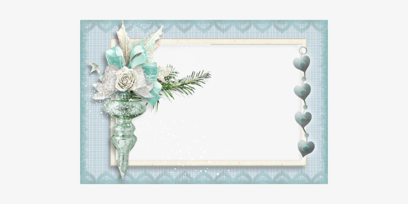 Photo Frame - Frosty Winter - Winter, transparent png