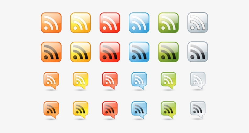 Imagem De Icones Rss No Formato Png - Rss Icon Free, transparent png