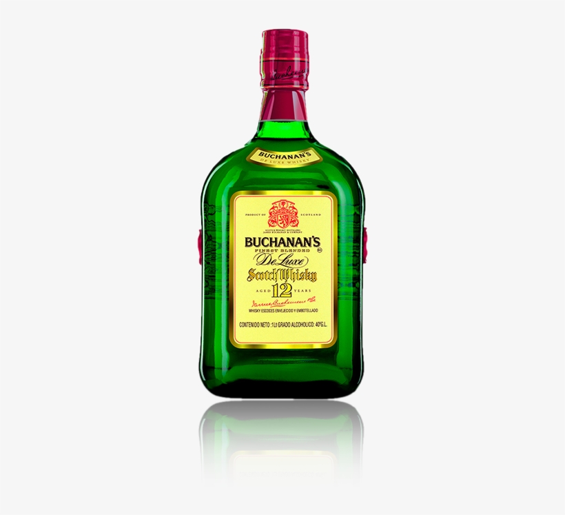 Buchanan's Blended Scotch Whisky 12 Years - Buchanan's Blended Scotch Whisky - 750 Ml Bottle, transparent png