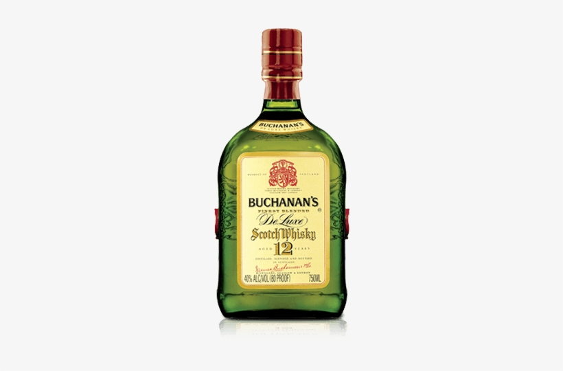 Buchanan's - Buchanan's Scotch Deluxe 12 Year, transparent png