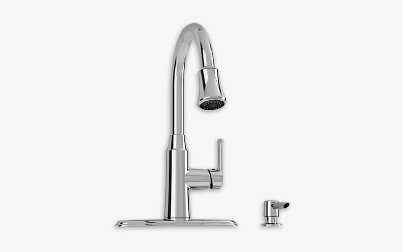 Soltura 1 Handle Pull Down High Arc Kitchen Faucet - Kitchen Tap Front Png, transparent png