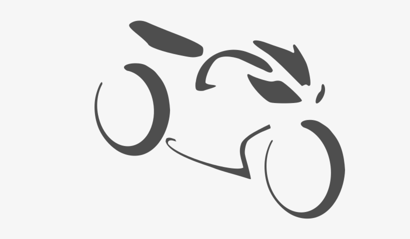 Motorbike Logo Png Vector - Drawing, transparent png