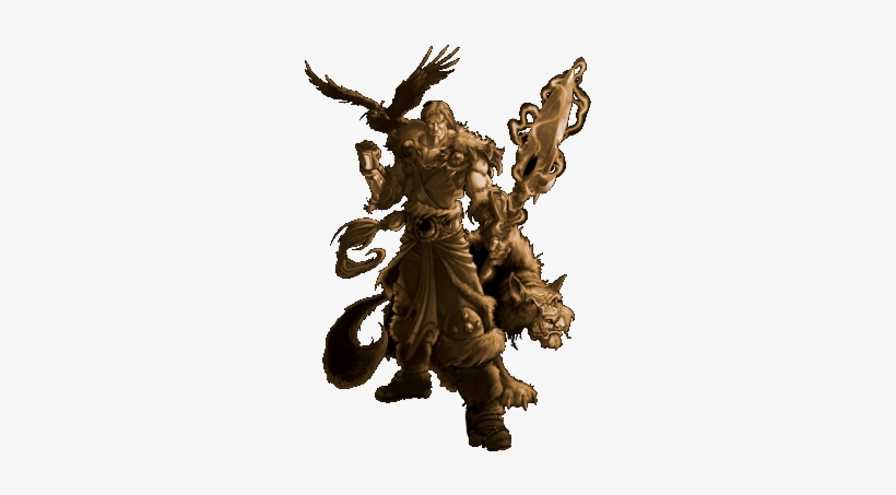 There He And His People Created The First Of The Druid - Diablo 2 Druid Art, transparent png