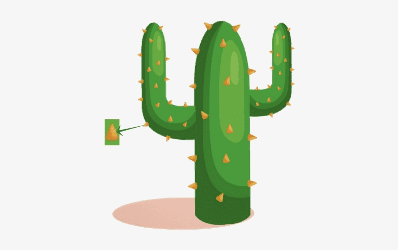 Thorn - 0shares - Acanthocereus Tetragonus, transparent png