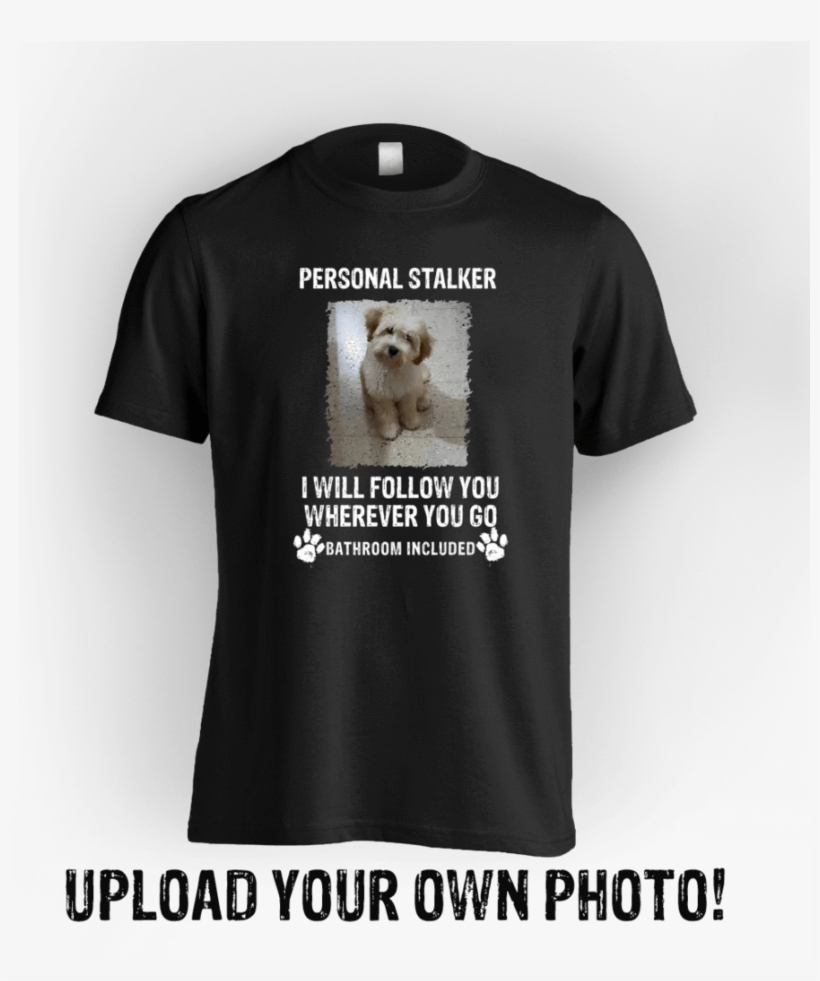 Funny Dog Stalker T-shirt - Japanese Spitz, transparent png