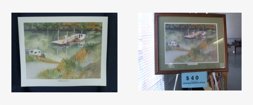 Limited Edition Cumberland Ferry Prints By Tony Price - Picture Frame, transparent png