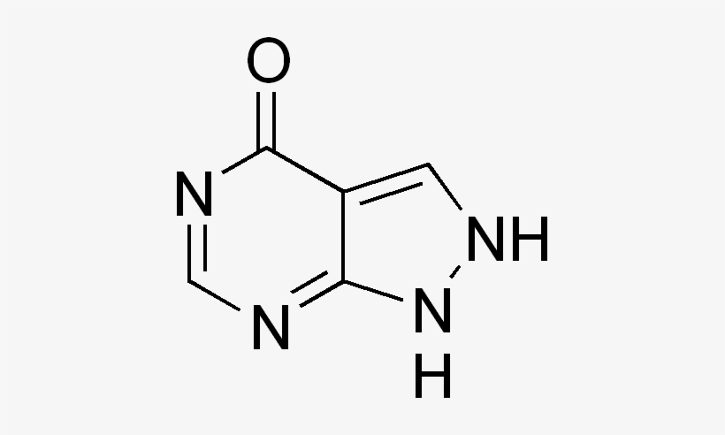 Allopurinol Structure, transparent png