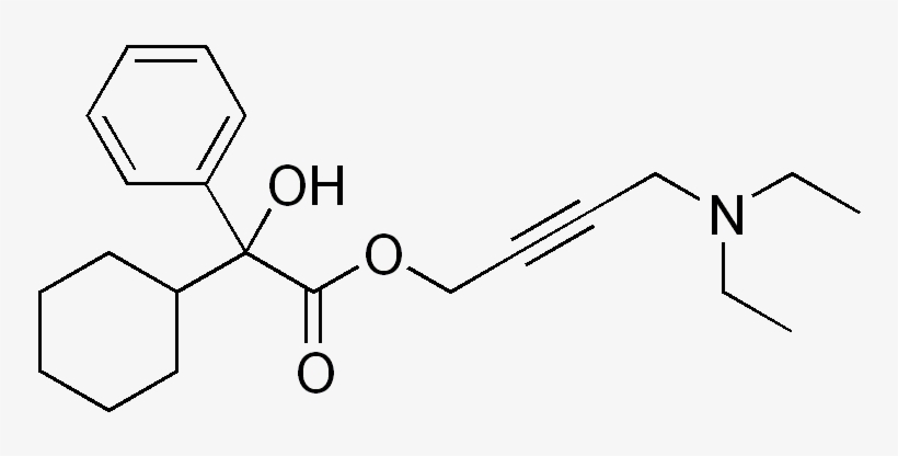 Oxybutynin Structure - Structure, transparent png