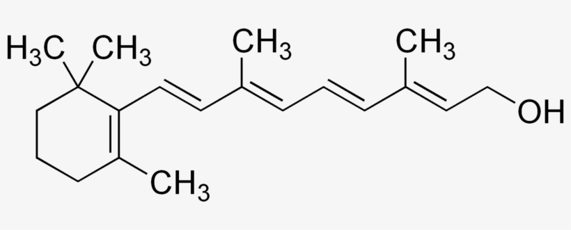 Retinol Structure - 2 Ethylhexyl 4 Dimethylaminobenzoate, transparent png