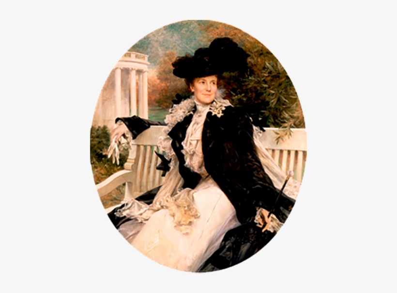 1906 And Several Other Times - Edith Roosevelt White House Portrait, transparent png