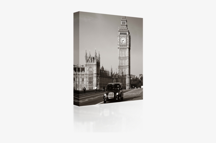 Vintage Taxi - Houses Of Parliament, transparent png