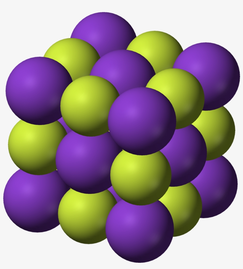 Potassium Fluoride Unit Cell 3d Ionic - Potassium Fluoride Unit Cell, transparent png