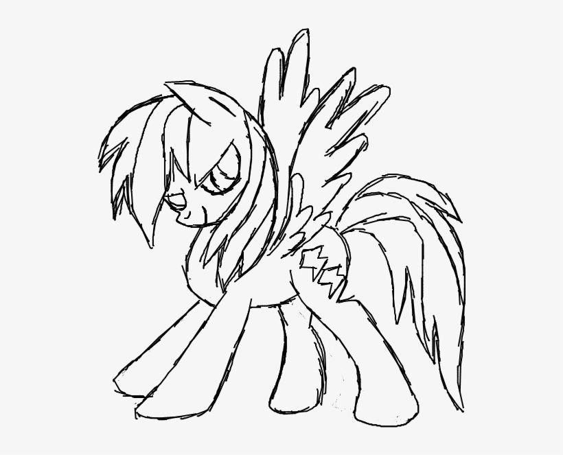 Fanmade Firefly Sketch - Pony Sketch Png, transparent png