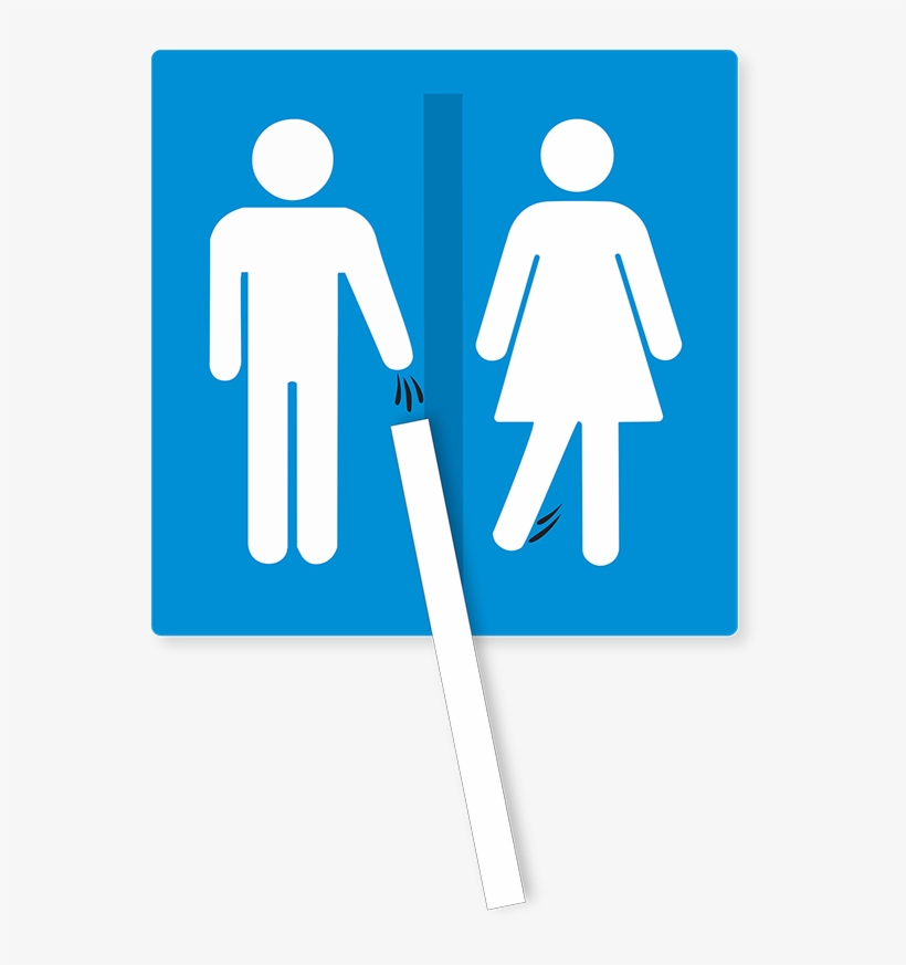 Close - Unisex Access Toilet Sign - 563x800 PNG Download - PNGkit