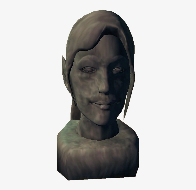 Llathasa's Bust - The Elder Scrolls, transparent png