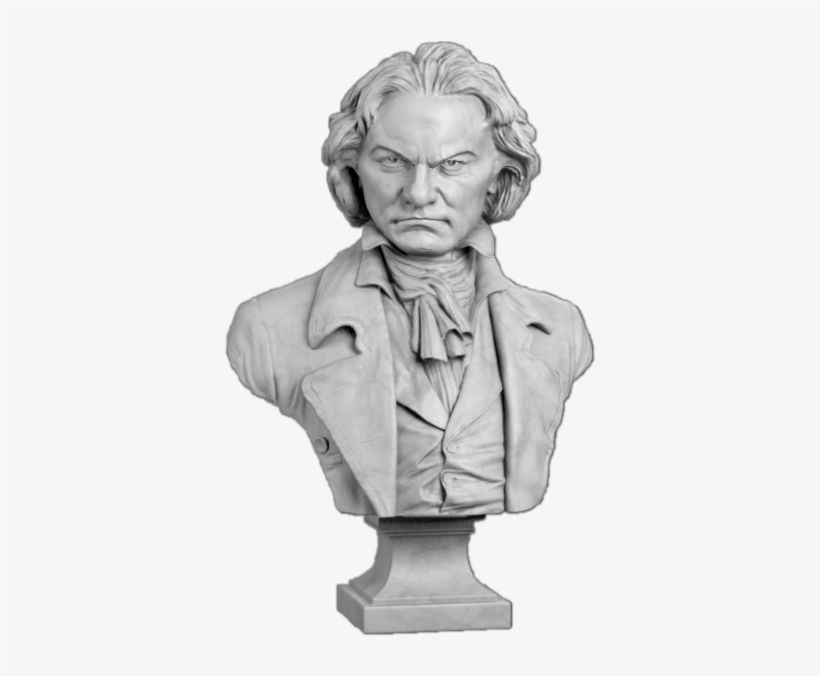 Animate This Disapproving Bust Of Beethoven For Phantasmagorey - Bust, transparent png