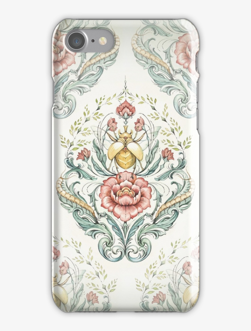 Beetle And Centipedes Iphone 7 Snap Case - Beetle, transparent png