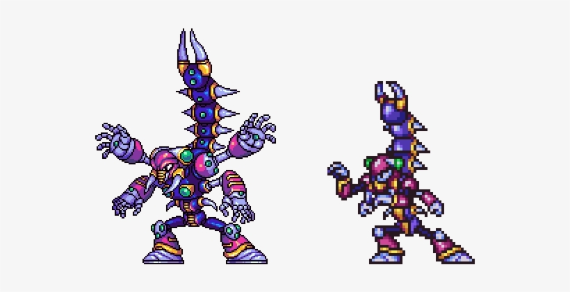 8 Jun - Pixel Art Megaman, transparent png