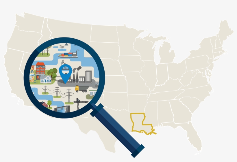 Louisiana's Safest Cities - Big Cities Are Surrounded By Suburbs Clipart, transparent png