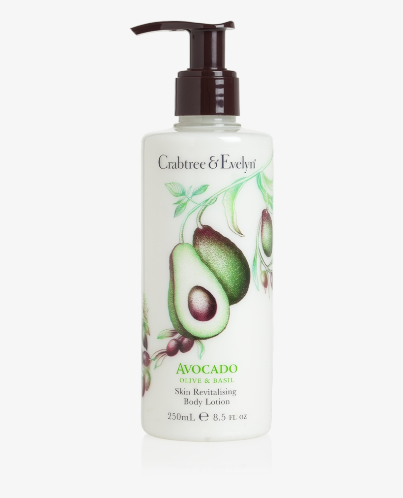 Skin Revitalising Body Lotion - Crabtree & Evelyn Avocado, Olive & Basil Body, transparent png
