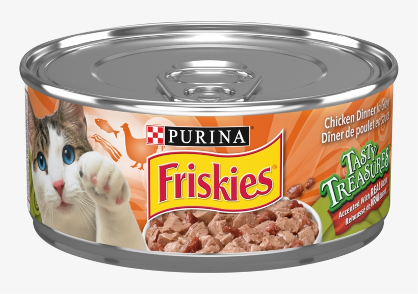 Purina® Friskies® Tasty Treasures™ Chicken Dinner In - Purina Friskies Tasty Treasures Chicken Dinner In Gravy, transparent png