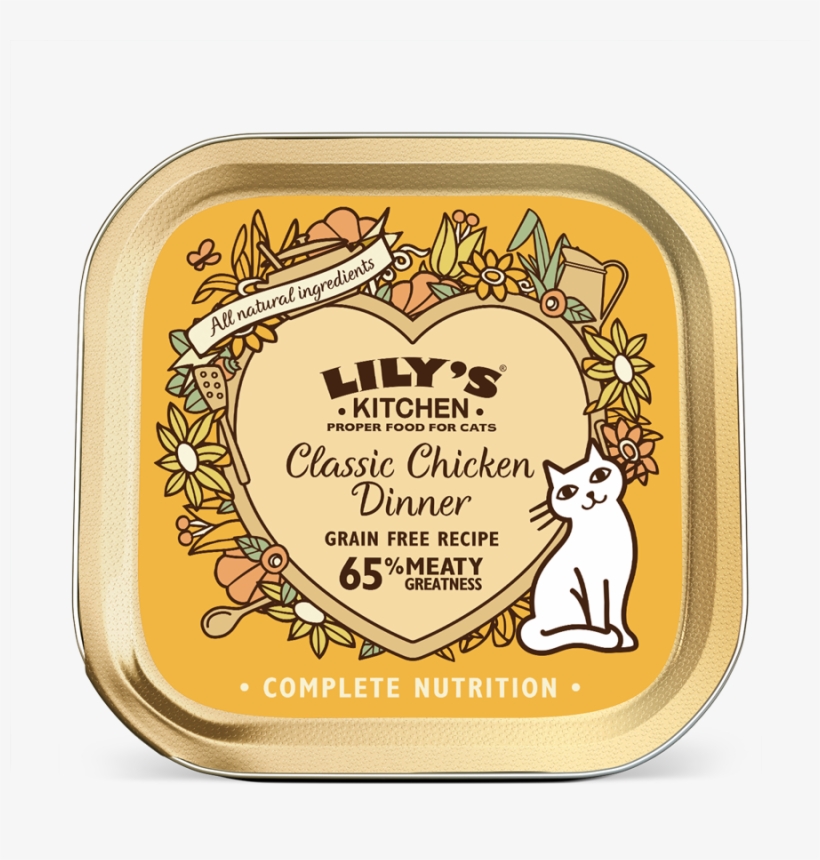 Classic Chicken Dinner - Lily's Kitchen Adult Cat Lovely Lamb Casserole Cat, transparent png