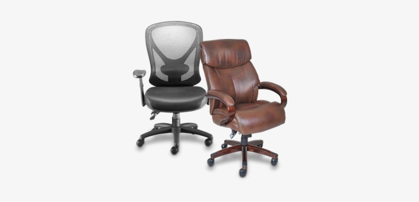 La-z-boy Bradley Leather Executive Office Chair, Fixed, transparent png