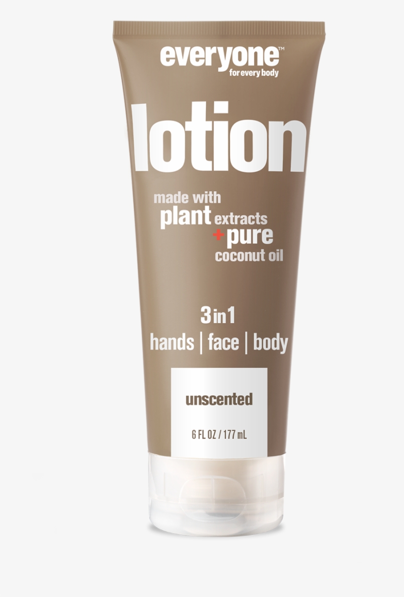 Everyone Botanical 3 In 1 Lotion Tube Unscented - Eo Products - Everyone 3 In 1 Lotion Lavender + Aloe, transparent png