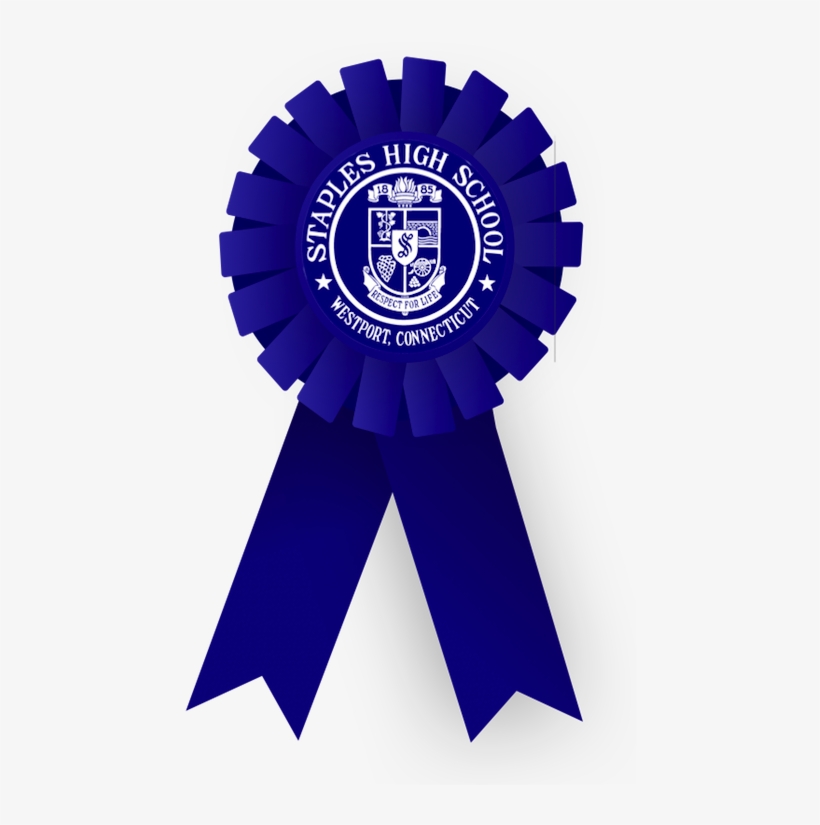 Staples Blue Ribbon Nate Rosen - Ribbon Award Clipart Png, transparent png