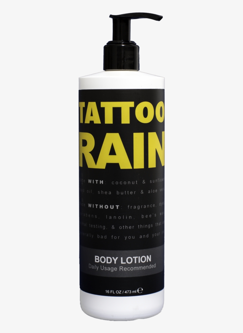 Tattoo Rain Body Lotion, transparent png