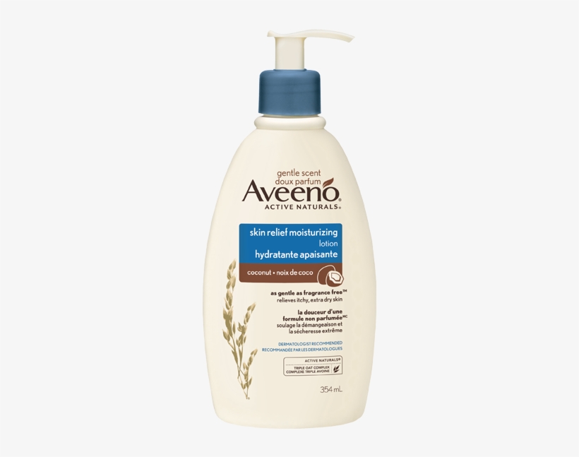Aveeno<sup>®</sup> Skin Relief Gentle - Aveeno Aveeno Skin Relief Gentle Scent Coconut Body, transparent png