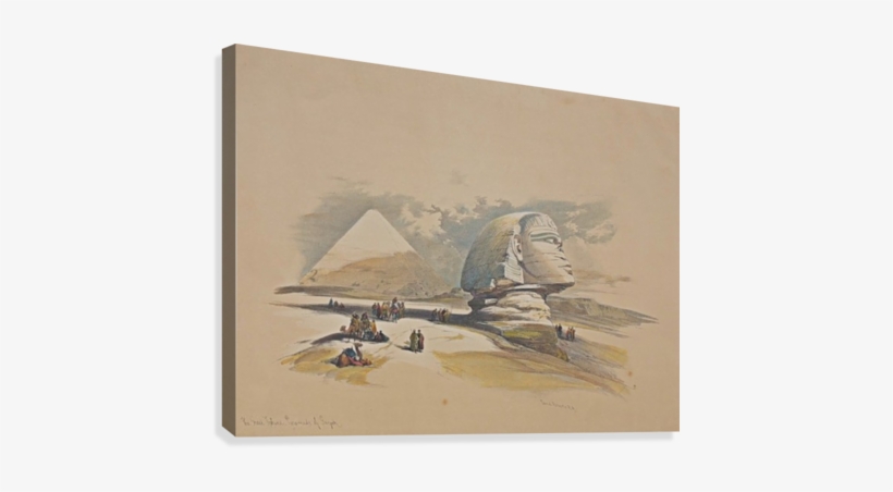 The Great Sphinx Canvas Print - Side View Of The Great Sphinx - Egypt, transparent png