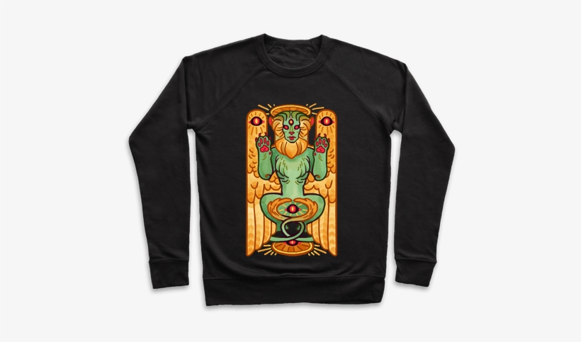 All-seeing Sphinx Pullover - Spilling The Tea Quotes, transparent png