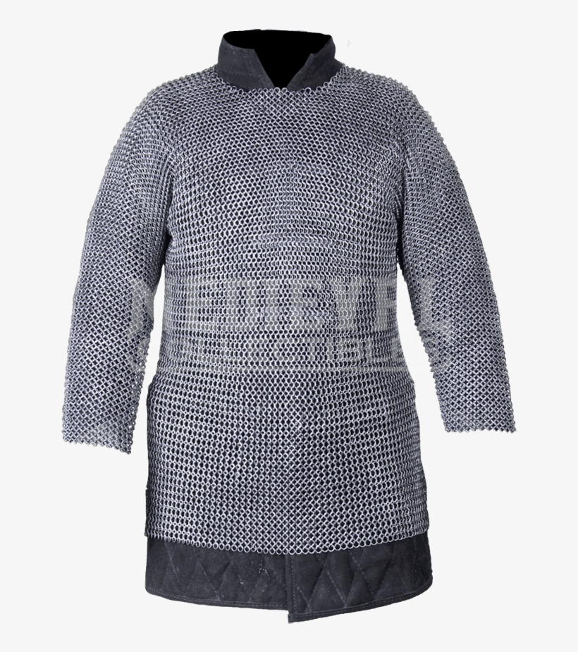 Berengar Long Sleeve Oiled Chainmail Hauberk - Medieval Chainmail, transparent png