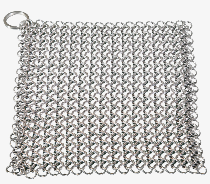 Svg Transparent Amazon Com Camp Chef Cms Scrubber X - Camp Chef 7" X 7" Chainmail Scrubber Silver, transparent png