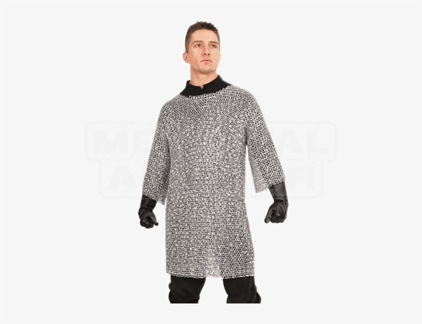 Riveted Aluminum Chainmail Shirt - Mail, transparent png