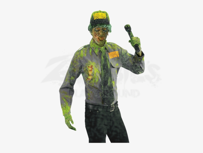 Biohazard Zombie Security Guard Costume - Zombie Security Guard, transparent png