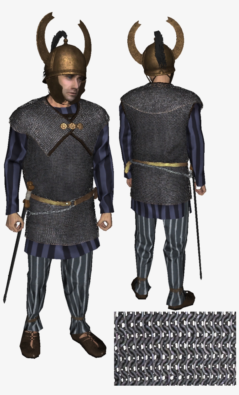 Add Media Report Rss Prev Celtic Chainmail - Mount & Blade, transparent png