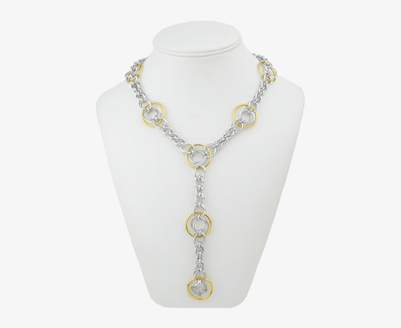 Jens Pind Necklace Variation With Different Sizes Of - Necklace Chain Mail, transparent png