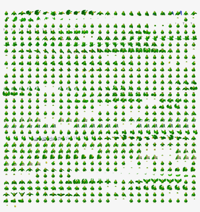 Map - Bonzi Buddy Sprite Sheet, transparent png